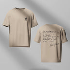 T-Shirt “Δεν ταιριάζετε σου λέω” Beige