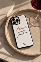 “Αλκοολικές οι νύχτες μακριά σου” Phone case