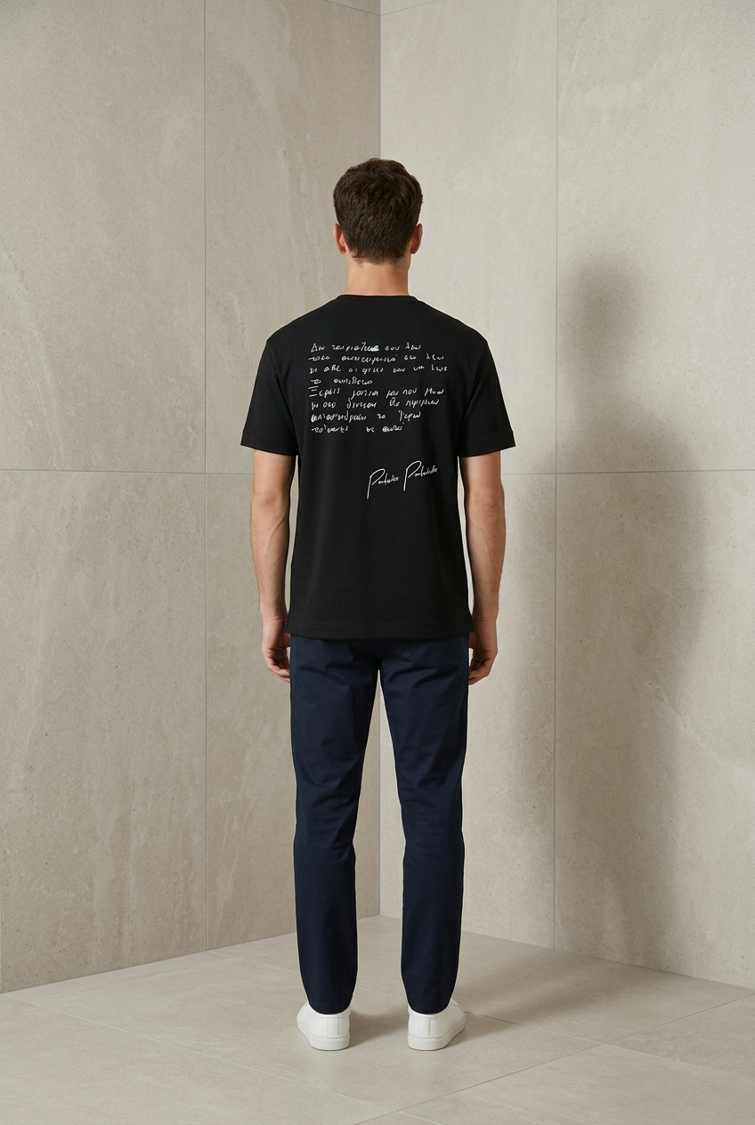 T-Shirt “Δεν ταιριάζετε σου λέω” Black