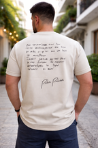 T-Shirt “Δεν ταιριάζετε σου λέω” Beige