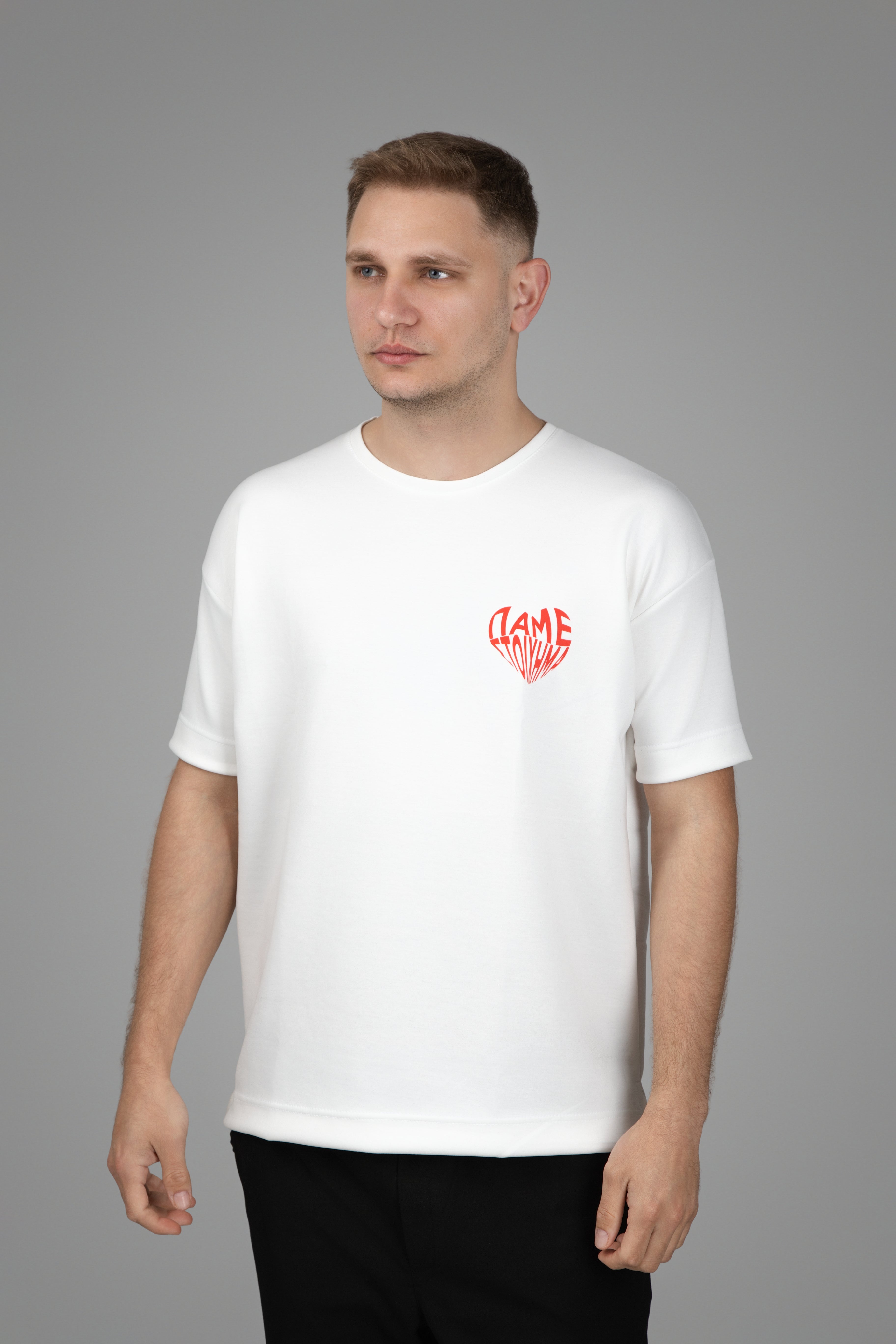 T-Shirt “ΠΑΜΕ ΣΤΟΙΧΗΜΑ” με καρδιά Print