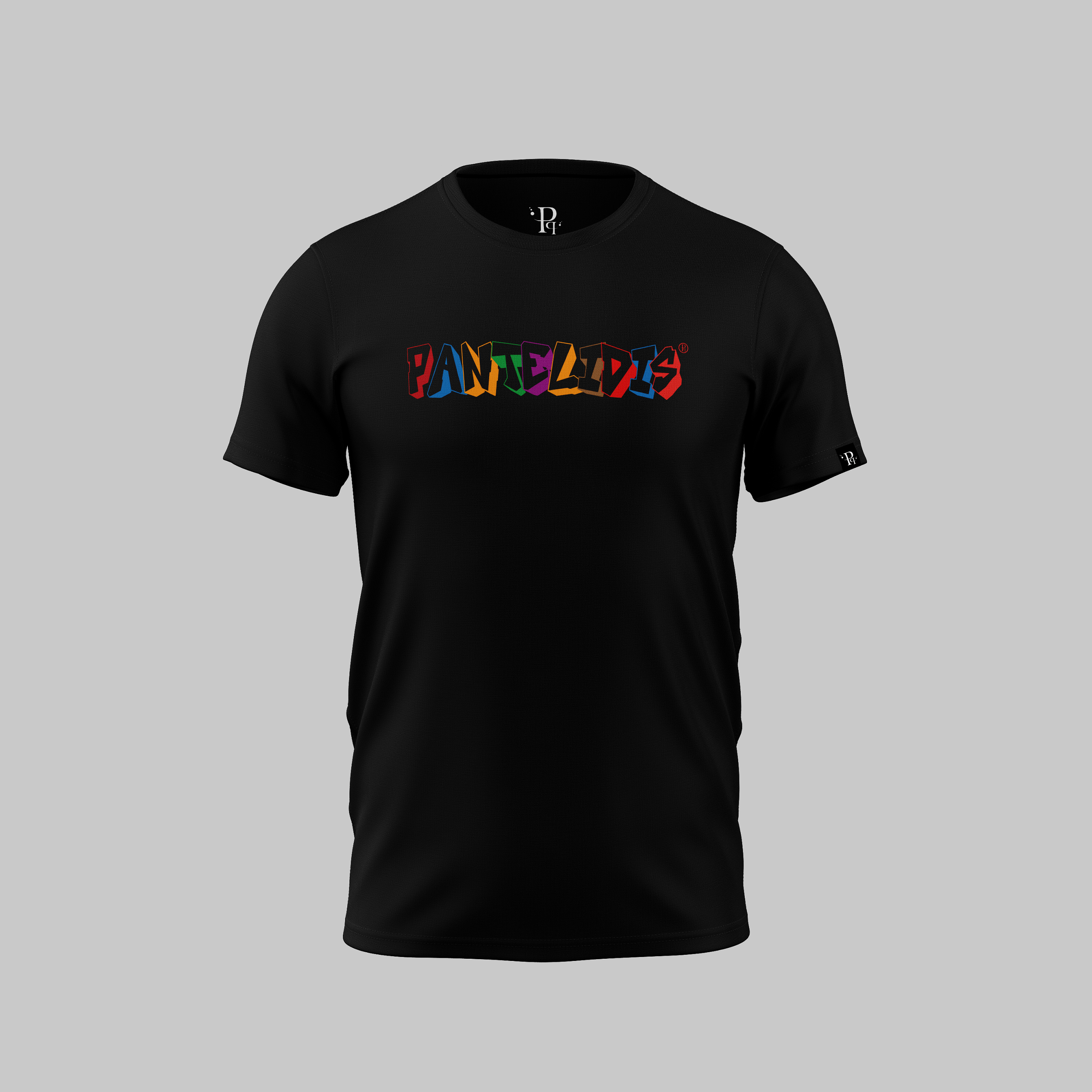 Unisex T-Shirt Logo "PANTELIDIS" - Black