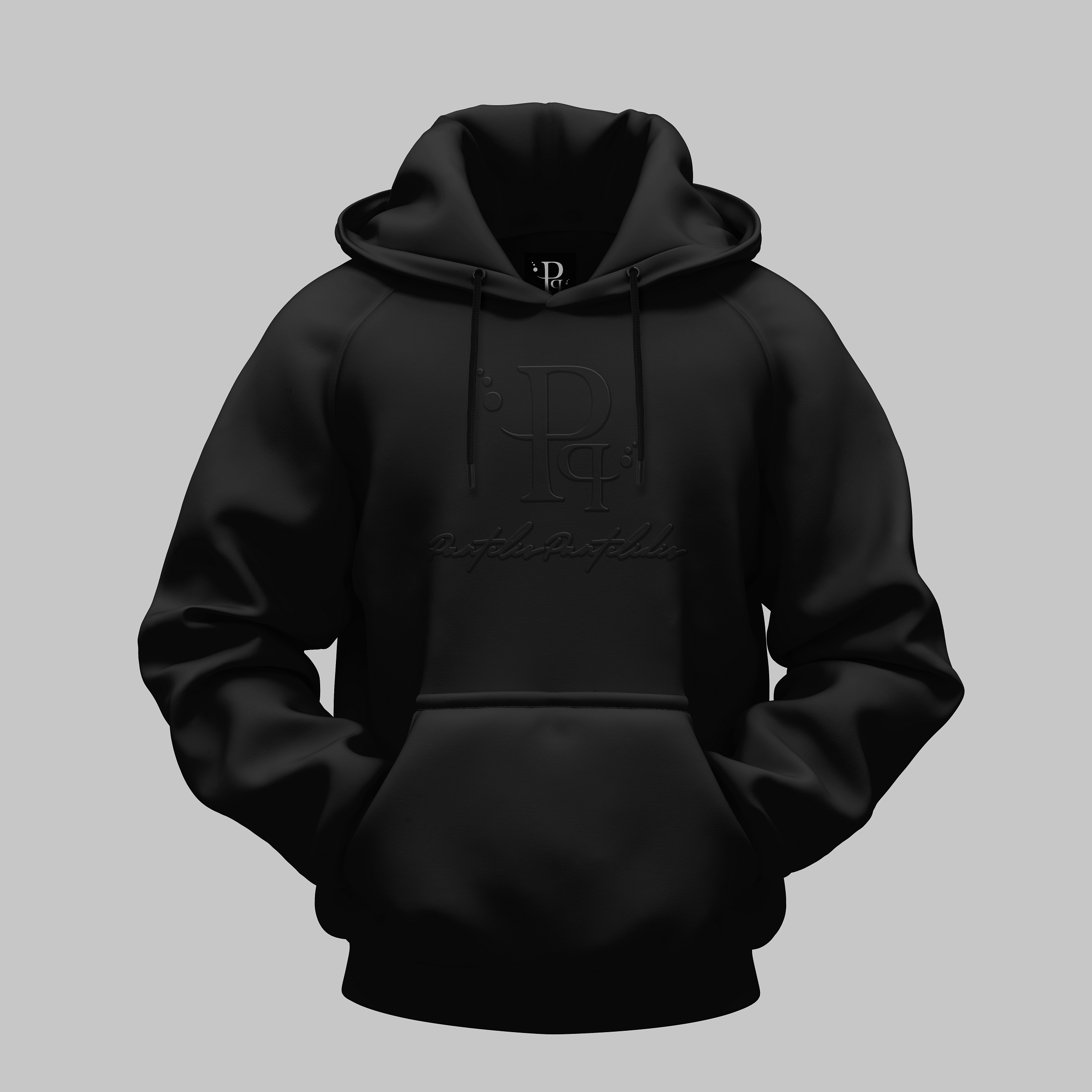 Unisex Hoodie Pq - Black