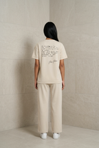 T-Shirt “Δεν ταιριάζετε σου λέω” Beige