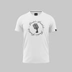 Unisex T-Shirt Logo Microphone "PANTELIDIS"- White