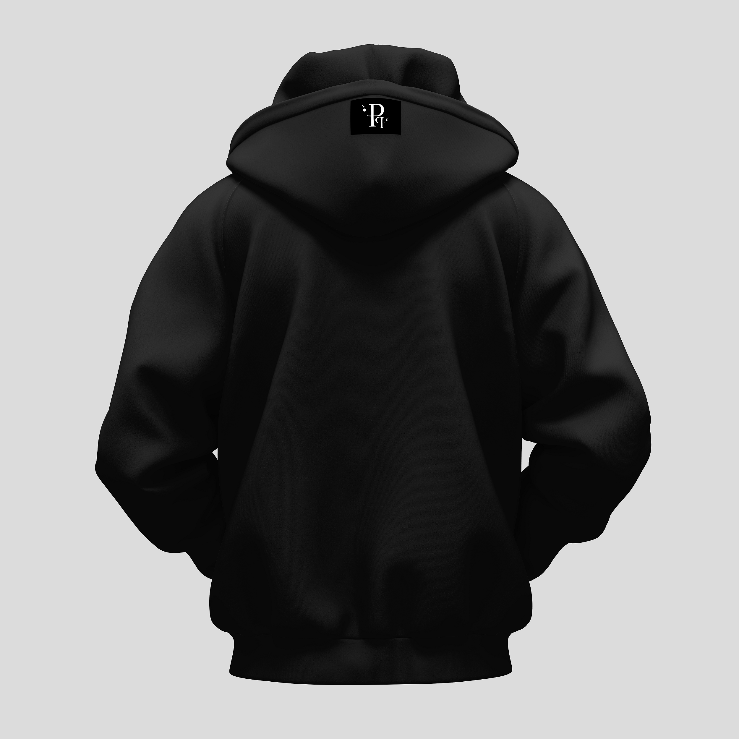 Unisex Hoodie Pq - Black